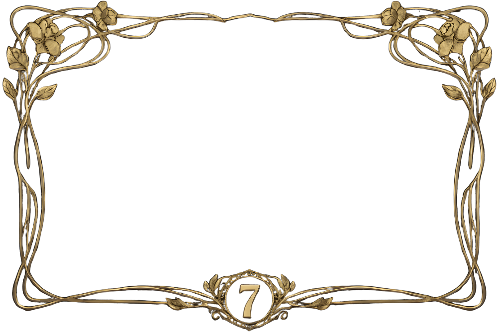 quadro dourado com flores